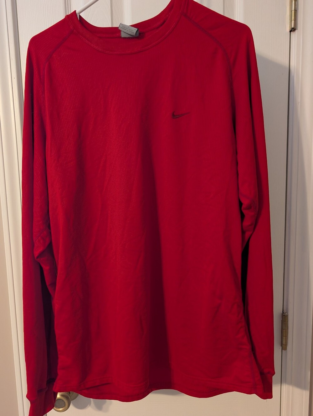 Nike Red Long Sleeve Sphere Dry Tee